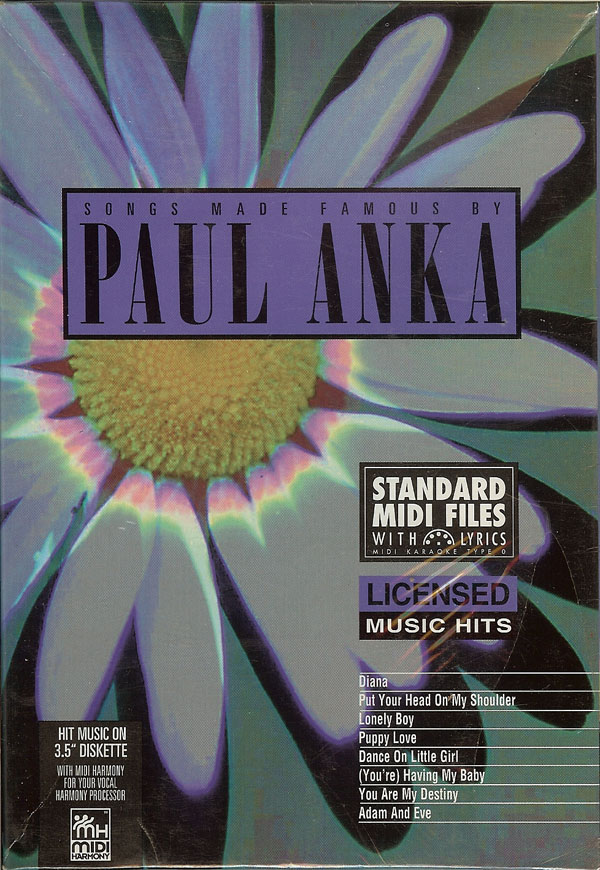 Tune 1000 Songs Made Famous by Paul Anka 3.5 Floppy Disk